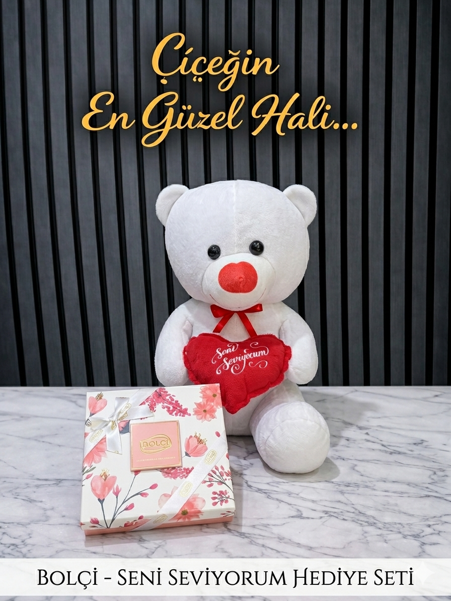Peluş Ayıcık Ve Bolçi Lüx Çikolata
