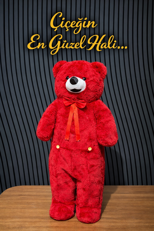 Premium Lüx Ithal Büyük Peluş Ayıcık 120-140 Cm 