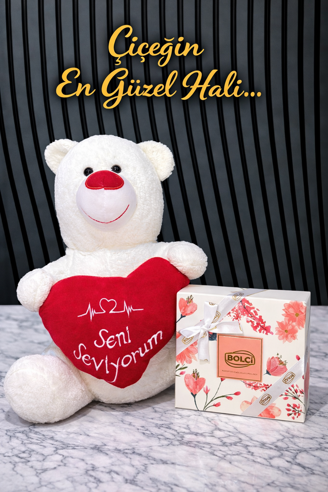 Premium Peluş Ayıcık Ve Lüx Çikolata