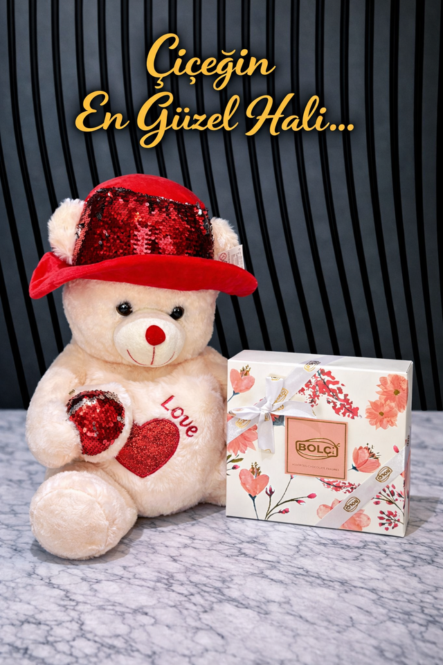 Premium Peluş Ayıcık Ve Lüx Çikolata