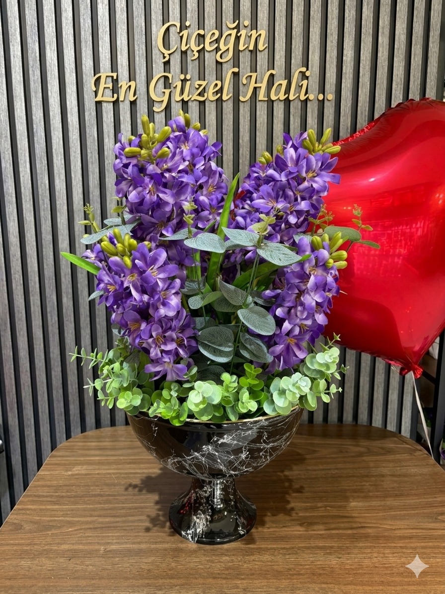  Şık Premium Saksıda Şebboy Aranjman