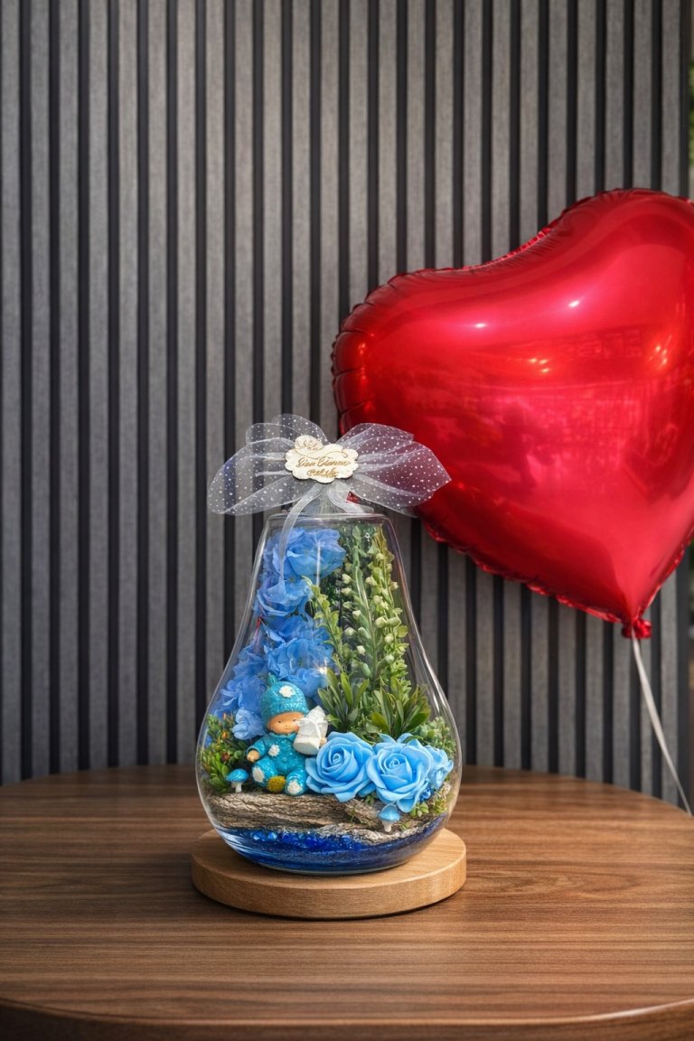 Erkek Bebek Armut Figürlü Teraryum