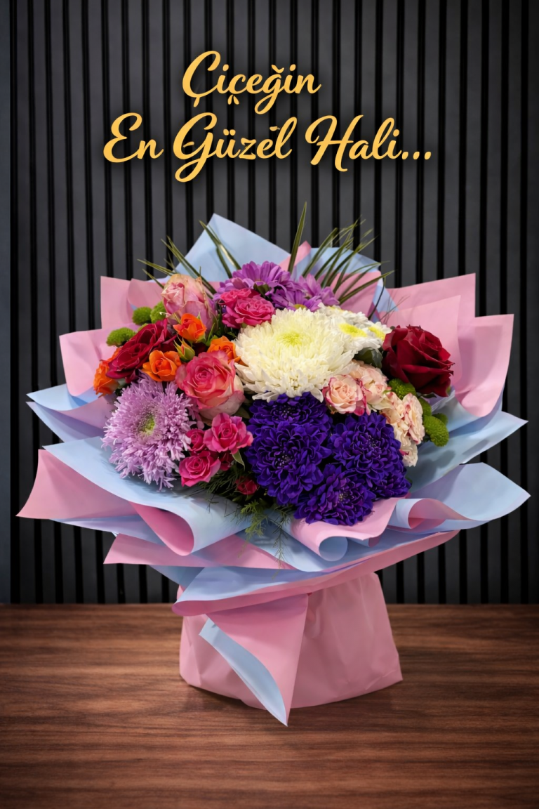 Premium Ithal Canlı Lüx  Büyük Karışık Buket