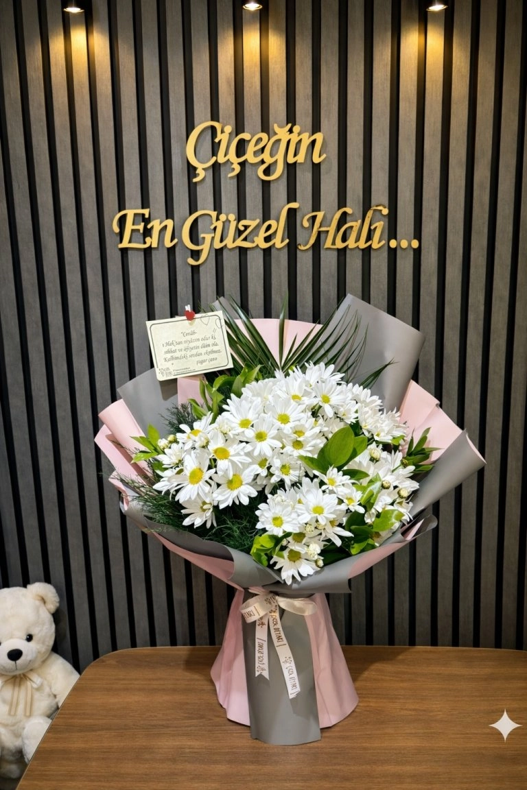 Premium Papatya Buketi Ithal