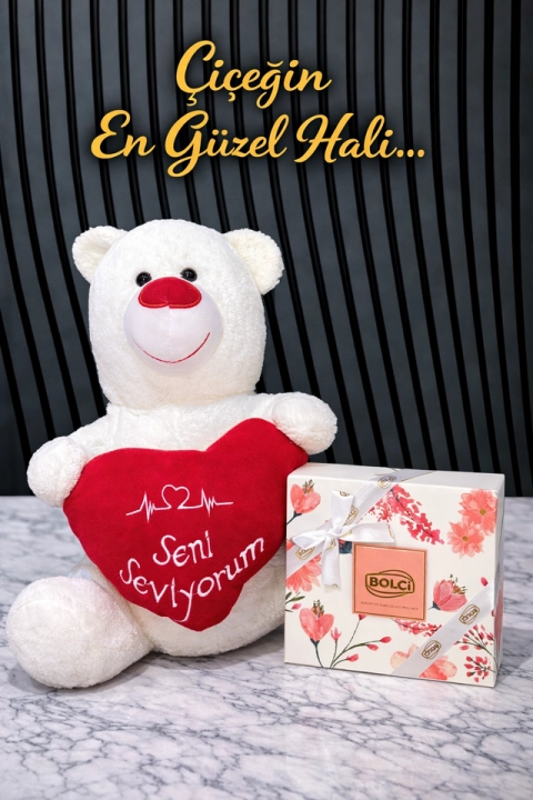 Premium Peluş Ayıcık Ve Lüx Çikolata