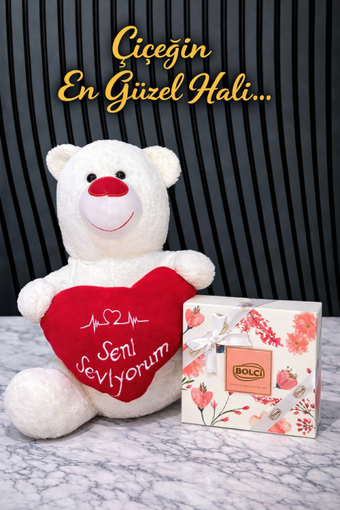 Premium Peluş Ayıcık Ve Lüx Çikolata