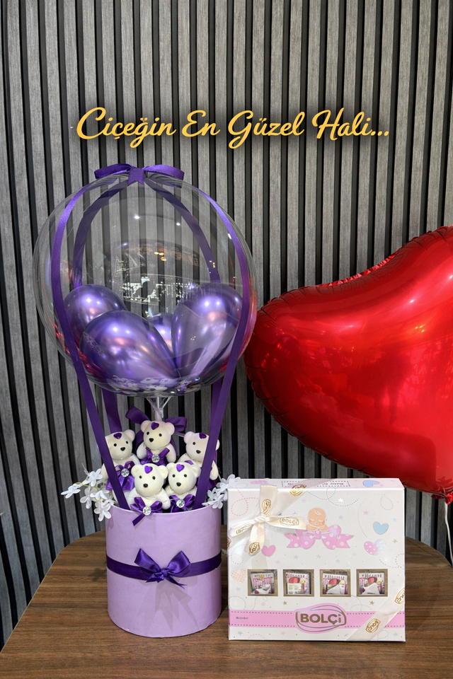 Yeni Doğan Bebek Balonu Çikolatası (Bolçi) Paket 9